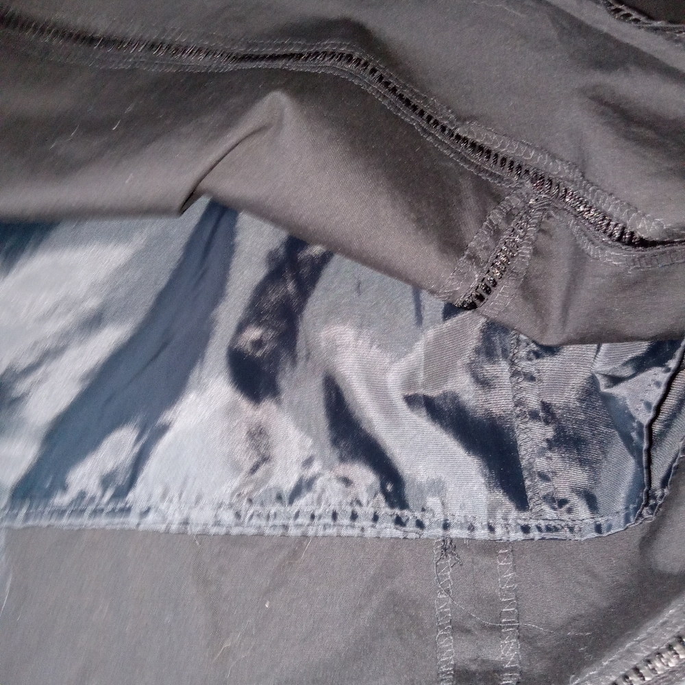 Cynthia Steffe Black Lined Cotton/Spandex Skirt 14 - Picture 6 of 9
